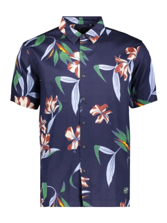 Superdry Overhemd VINTAGE HAWAIIAN SS SHIRT M4010620A DARK NAVY HAWAIIAN