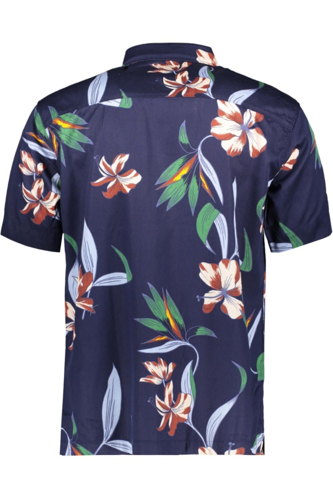 VINTAGE HAWAIIAN SS SHIRT M4010620A DARK NAVY HAWAIIAN