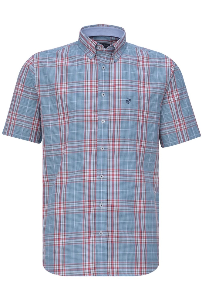 RANGER SS OVERHEMD 081599 3405 AQUA GROTE RUIT