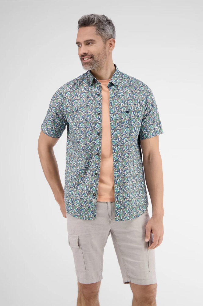 SHIRT MET HALVE MOUWEN EN BLOEMENPRINT 2362102 409