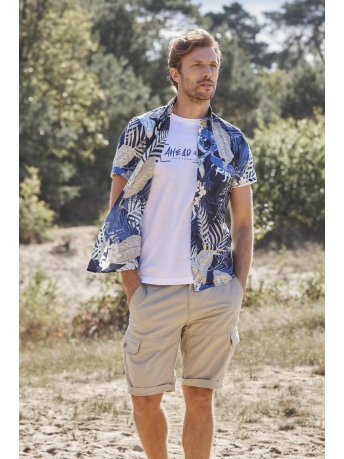 Lerros Overhemd SHIRT MET HALVE MOUWEN HAWAII 2362006 485