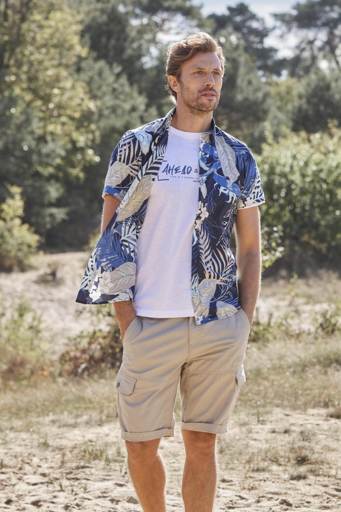 SHIRT MET HALVE MOUWEN HAWAII 2362006 485