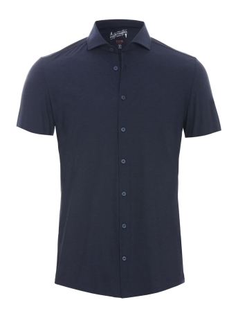 Pure H. Tico Overhemd FUNCTIONAL SHIRT 3386 22150 139 PLAIN NAVY