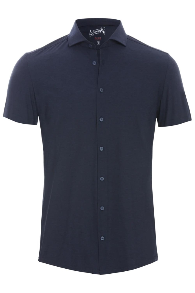 FUNCTIONAL SHIRT 3386 22150 139 PLAIN NAVY