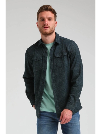 Gabbiano Overhemd JERSEY OVERHEMD MET TONALE PRINT 333732 346 aqua