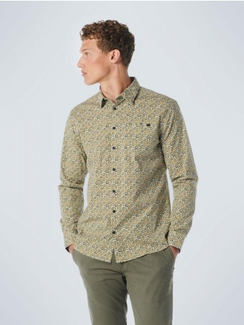 NO-EXCESS Overhemd SHIRT STRETCH ALLOVER PRINT 21430710 055
