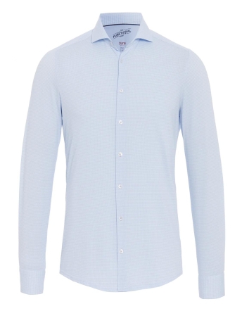 Pure H. Tico Overhemd PURE FUNCTIONAL SHIRT LONGSLEEVE 4040 21750 100 PLAIN LIGHT BLUE