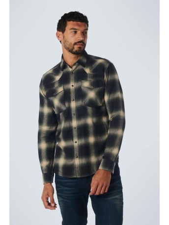 NO-EXCESS Overhemd SHIRT CHECK 21430820 052 DARK GREEN