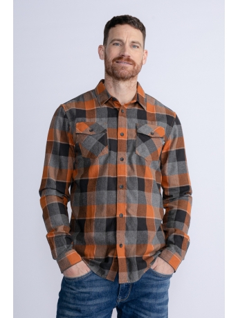 Petrol Industries Overhemd MEN SHIRT LONG SLEEVE CHECK M 3030 SIL417 2118