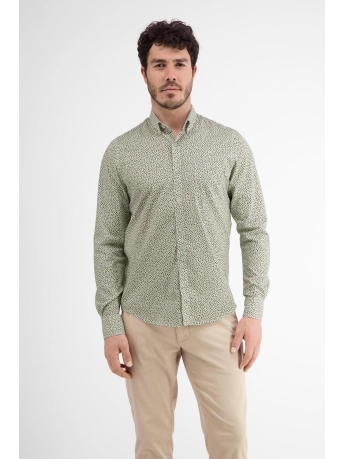 Lerros Overhemd POPLIN OVERHEMD MET AOP 2391126 100
