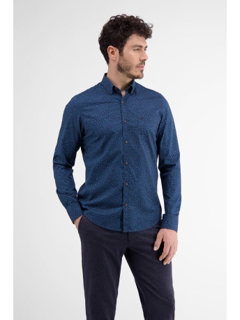 Lerros Overhemd POPLIN OVERHEMD MET AOP 2391126 485