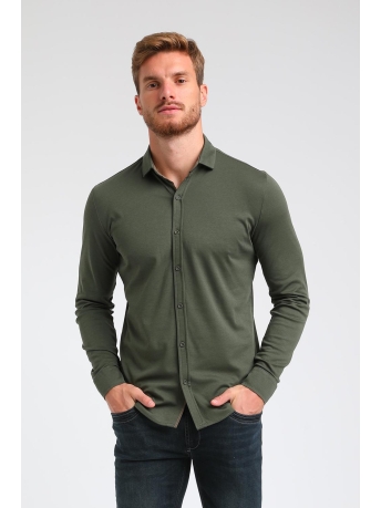 Gabbiano Overhemd COMFORT PREMIUM OVERHEMD 333510 502 army