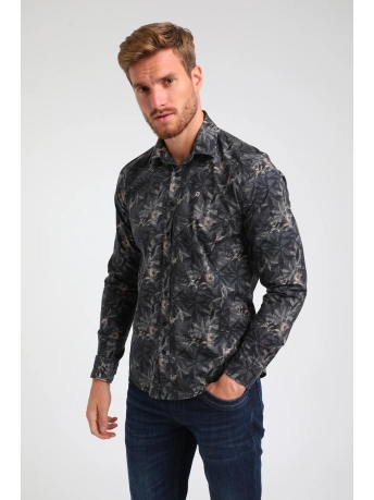 Gabbiano Overhemd OVERHEMD MET FLORAL PRINT 333757 201 black