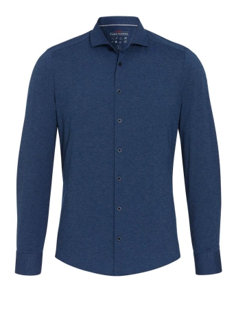 Pure H. Tico Overhemd FUNCTIONAL SHIRT 3385 21150 119 PLAIN BLUE