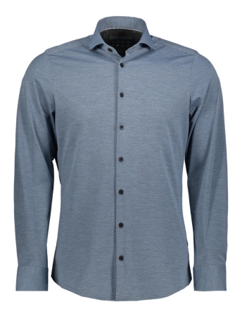 Pure H. Tico Overhemd SHIRT LONGSLEEVE D71306 21155 110 PLAIN BLUE