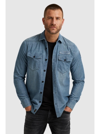 PME legend Overhemd SHIRT IN INDIGO CORDUROY PSI2309230 590