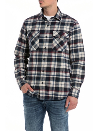 Replay Overhemd SHIRT IN CHECKED FLANNEL M4067A 000 52614 010