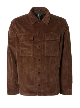 NO-EXCESS Overhemd OVERSHIRT BUTTON CLOSURE CORDUROY 21570918 040 BROWN