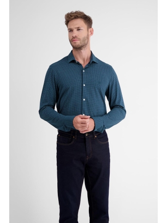 Lerros Overhemd JERSEY OVERHEMD MET AOP PRINT 23O1362 483