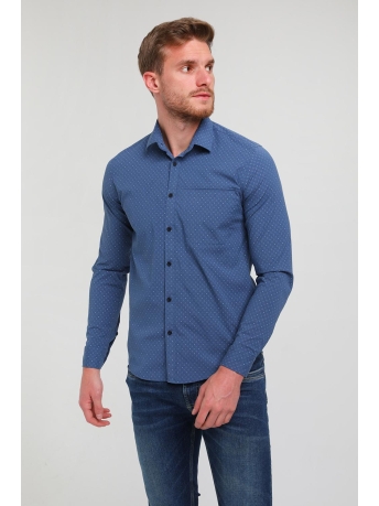 Gabbiano Overhemd OVERHEMD MET GRAFISCHE PRINT 334225 308 Indigo Navy