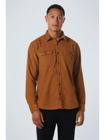 NO-EXCESS Overhemd SHIRT CORDUROY SOLID 21430837SN 048 Caramel