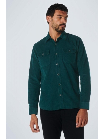 NO-EXCESS Overhemd SHIRT CORDUROY SOLID 21430837SN 131 Ocean