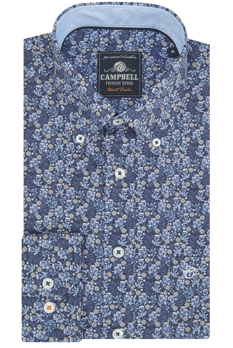 Campbell casual overhemd lm