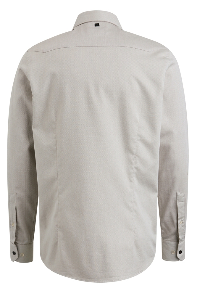 Vanguard beige heren overhemd | Achteraanzicht