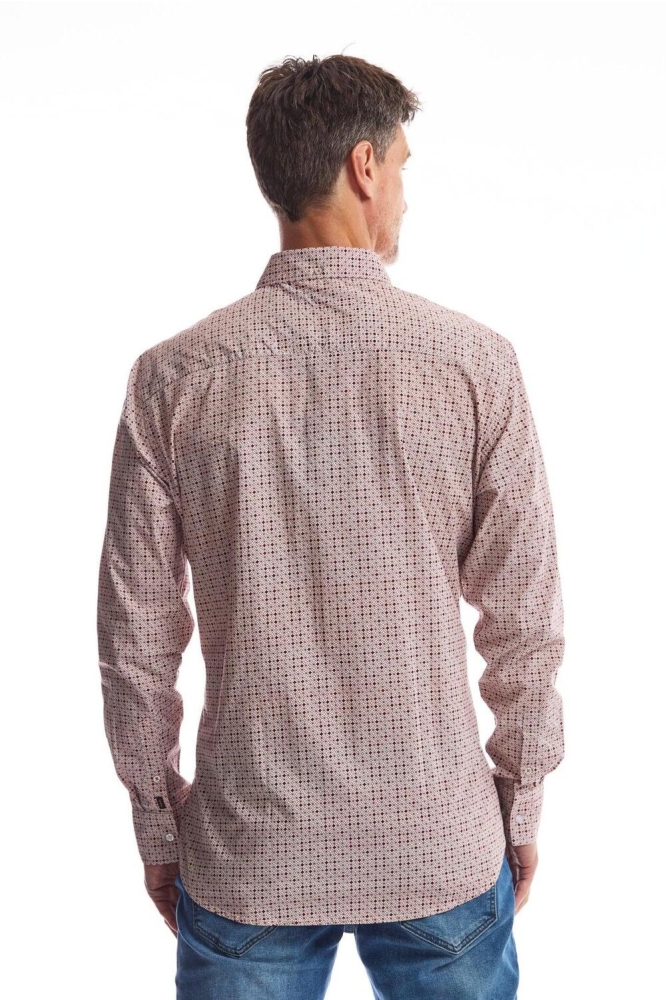 WOVEN SHIRT GRAPHIC TW42201 414 THISTLE