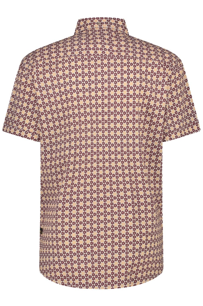 WOVEN SHIRT GRAPHIC TW42205 229 CORAL SANDS