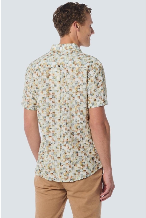 NO-EXCESS shirt short sleeve allover printed