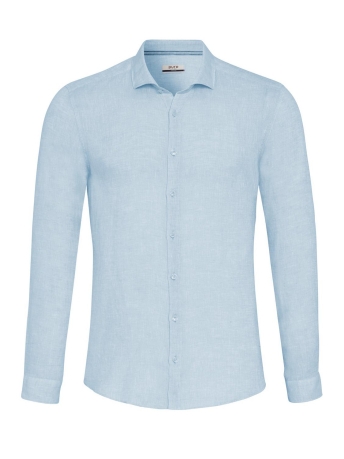 Pure H. Tico Overhemd CASUAL SHIRT LONGSLEEVE 3805 21110 102 PLAIN LIGHT BLUE