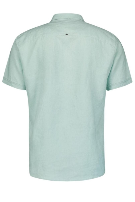 NO-EXCESS shirt short sleeve linen solid