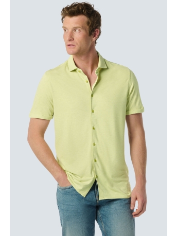 NO-EXCESS Overhemd SHIRT SHORT SLEEVE JERSEY STRETCH 24420481 056 Lime