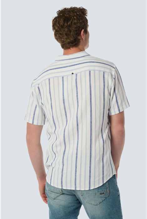 NO-EXCESS shirt short sleeve 3 coloured strip