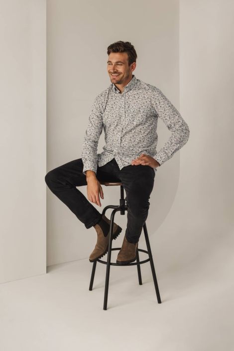 State of Art witte heren overhemd | Model