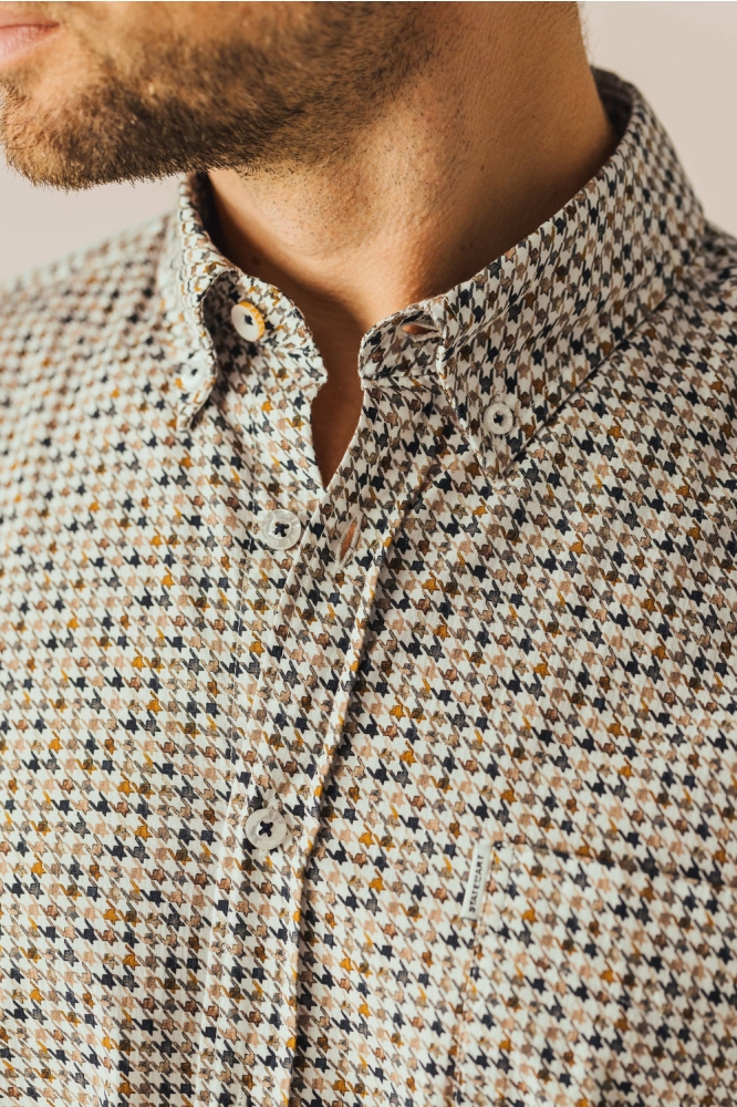 State of Art witte heren overhemd | Close up