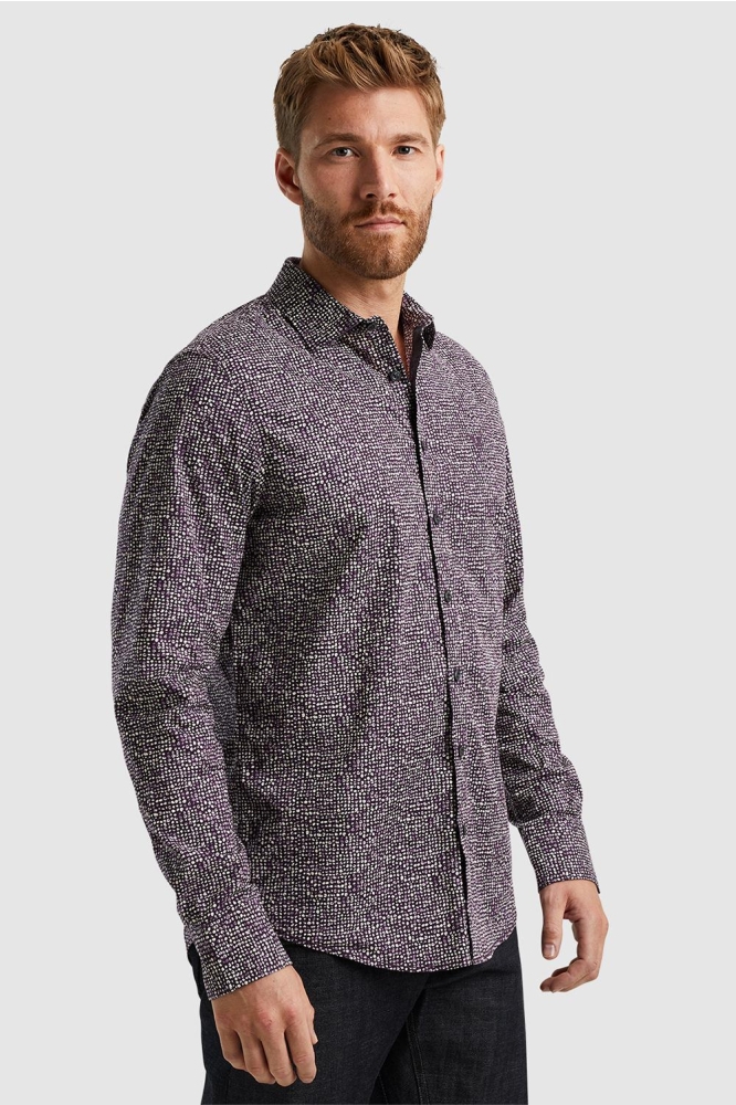 PME legend paarse heren overhemd | Model vooraanzicht