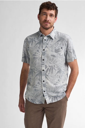Petrol Industries Overhemd POLO MET PRINT M 1050 SIS435 5178 NAVY BLUE
