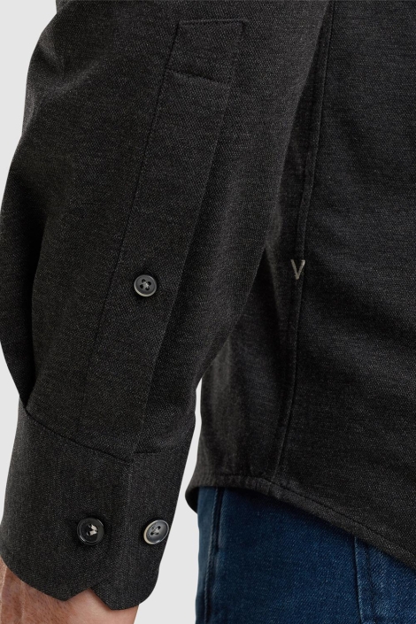 Vanguard grijze heren overhemd | Close up