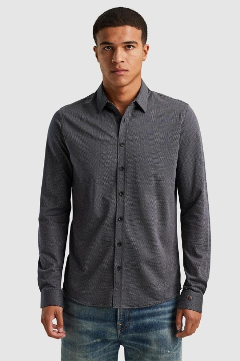 Cast Iron long sleeve shirt dobby jersey