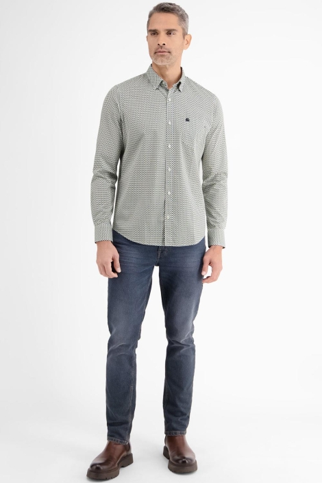 Lerros witte heren overhemd | Model