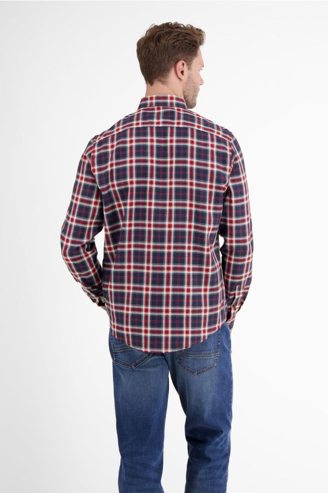 GERUIT OVERHEMD IN GESTRUCTUREERDE KWALITEIT 24D1086 338 URBAN RED
