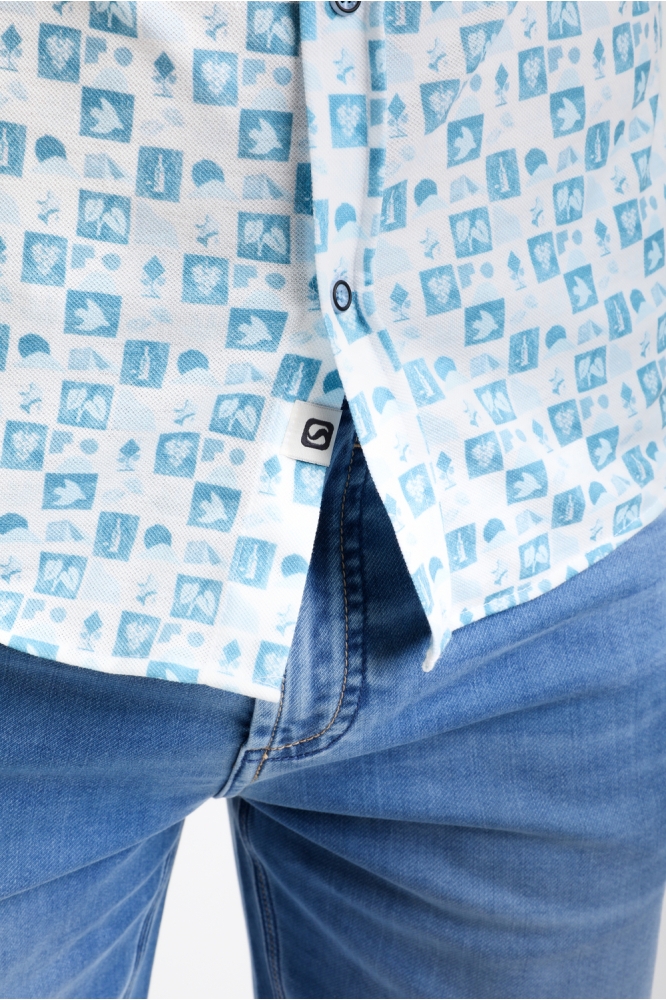 OVERHEMD 335545 4001 bright blue
