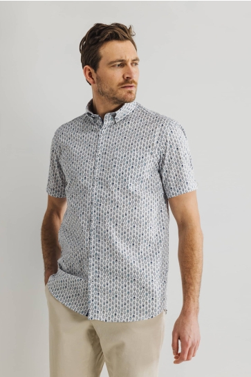 State of Art Overhemd POPLIN OVERHEMD MET KORTE MOUWEN 26415181 1152