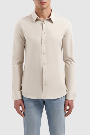 Pure Path Overhemd SLIM FIT SMART SHIRT 25010220 46 Sand