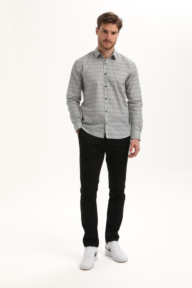 Gabbiano blauwe heren overhemd | Model