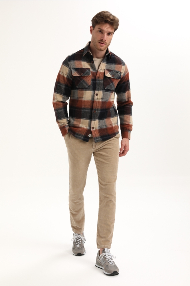 Gabbiano blauwe heren overhemd | Model