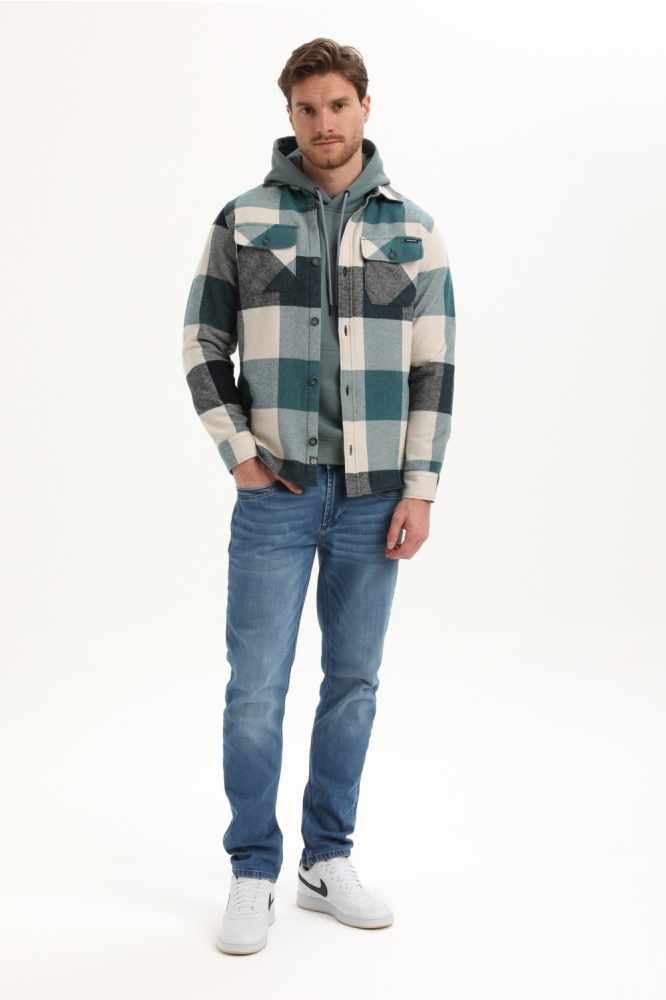 Gabbiano blauwe heren overhemd | Model