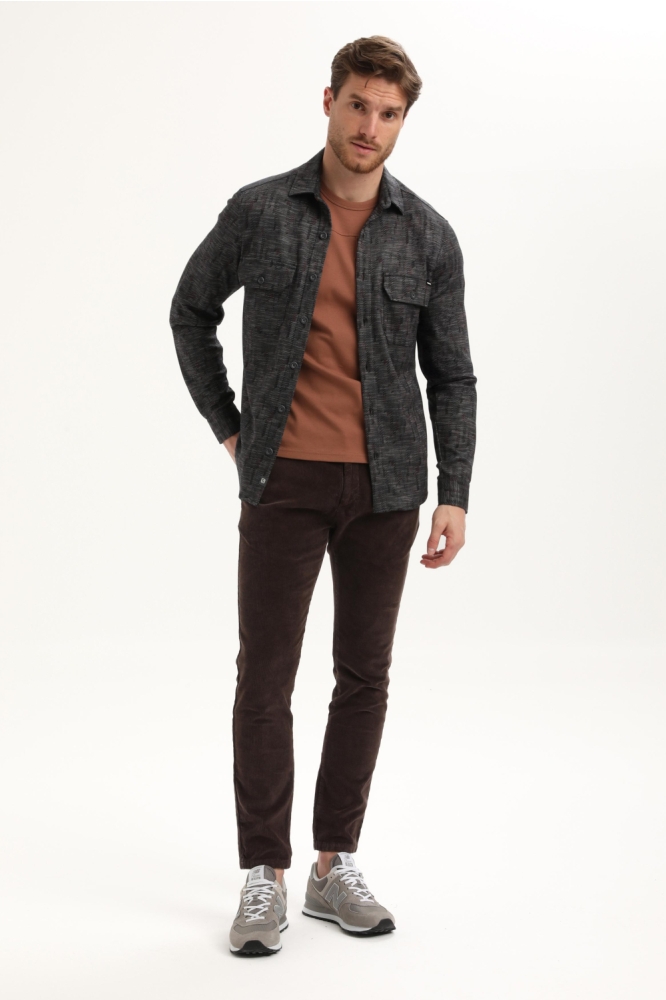 Gabbiano zwarte heren overhemd | Model